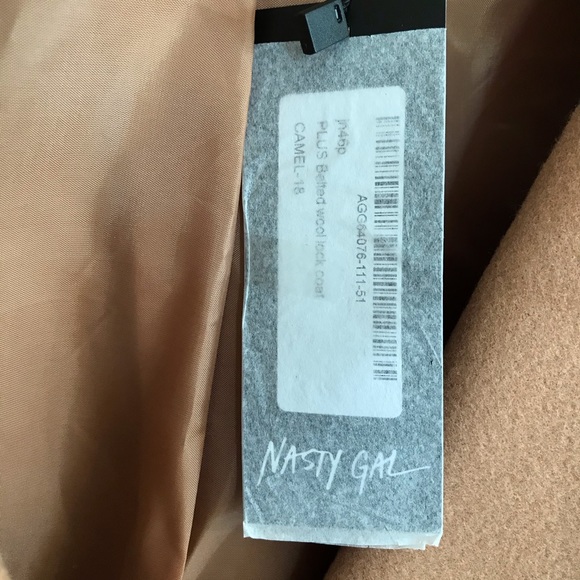 Belted wool button coat - Picture 8 of 8